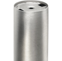 Tarrox Tischbein rund 19 cm Ø60 mm höhenverstellbar , Edelstahl Dekor