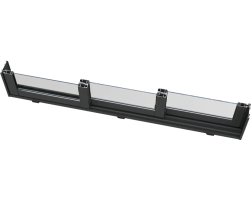 Garde-corps de balcon avec remplissage en verre