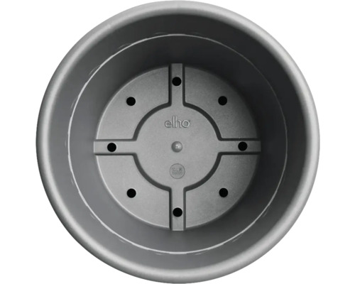 Innenansicht eines runden Pflanztopfs