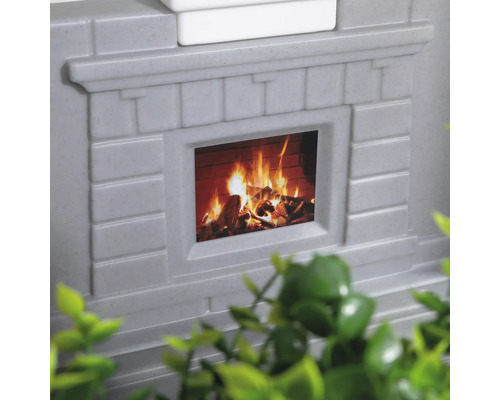 Cheminée décorative avec feu simulé pour les espaces de vie