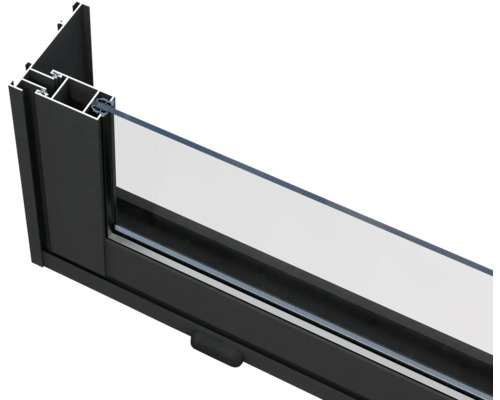 Fensterprofil mit Glas