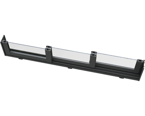 Balkongeländer aus Glas mit Aluminiumrahmen