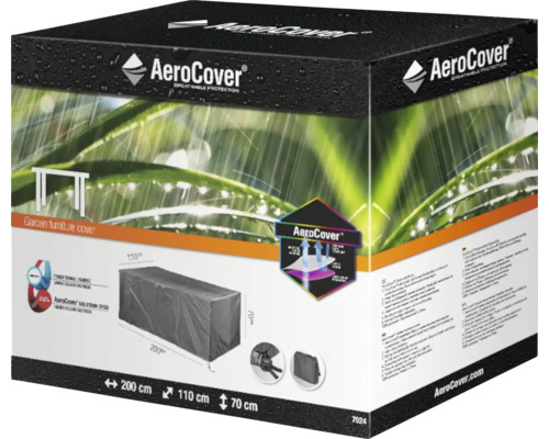 Verpackung einer AeroCover Gartenmöbel Schutzhülle