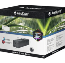 Verpackung einer Kissen-Aufbewahrungstasche der Marke AeroCover, Größe 200 mal 75 mal 60 Zentimeter