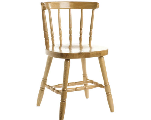 Holzstuhl mit Sprossenlehne