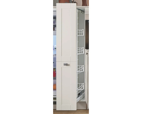 Armoire de cuisine avec paniers coulissants pour le rangement