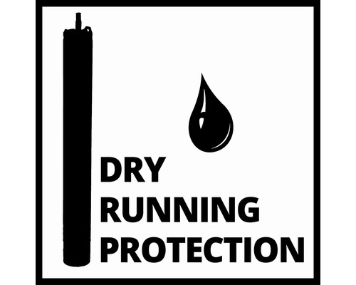 Trockenlaufschutz Symbol