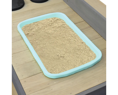 Katzenstreu in einer Katzentoilette