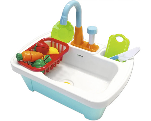 Évier de cuisine jouet avec aliments et accessoires jouets