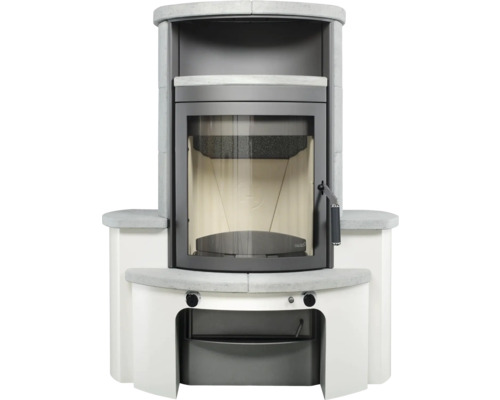 Kaminofen mit Sichtfenster und Ablagefläche