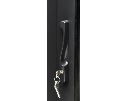 Türgriff mit Schlüssel im Schloss