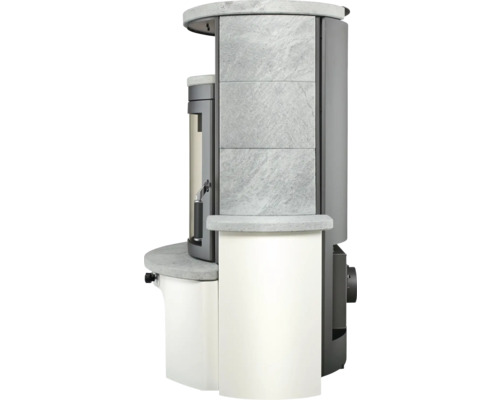 Kaminofen mit Steinverkleidung für den Innenbereich