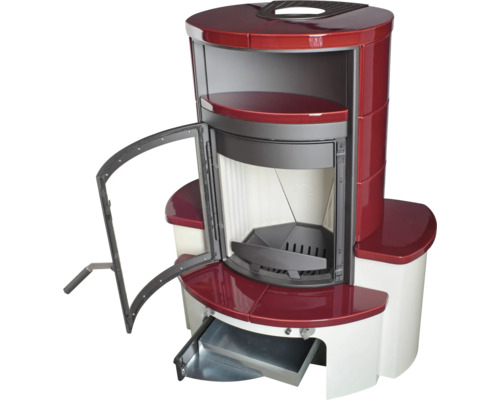 Kaminofen mit Brennraum und Aschenlade