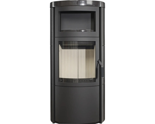 Kaminofen mit Sichtfenster und Ablagefach