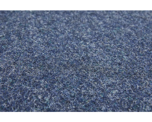 Nahaufnahme eines blauen Teppichs