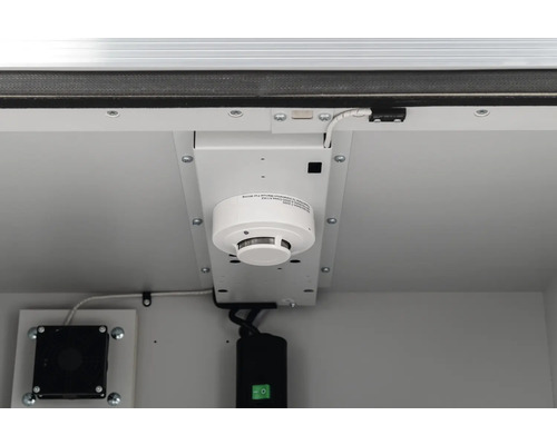 Installierter Rauchmelder für den Innenbereich