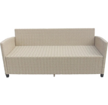 Gartensitzbank aus Rattan