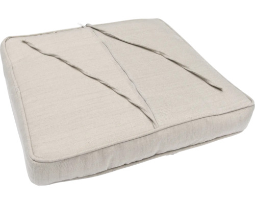 Coussin de siège carré avec surpiqûres