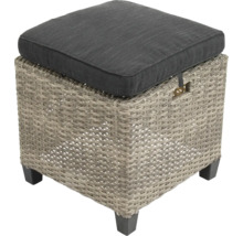 Tabouret de jardin avec coussin