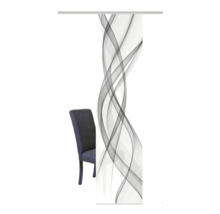 Store enrouleur avec motif abstrait et chaise
