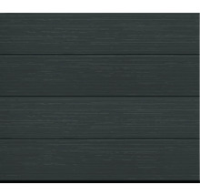 Horizontale Garagentorverkleidung aus Holz