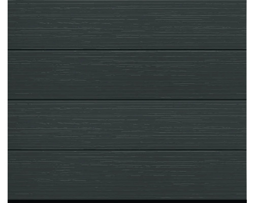 Revêtement de porte de garage horizontal en bois