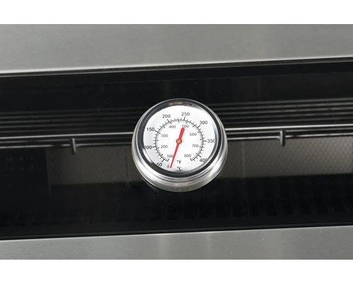 Thermomètre sur un four pour mesurer la température