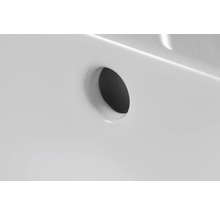 Vue détaillée d''un lavabo avec trou de robinet