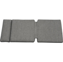 Coussin de bain de soleil gris pour mobilier de jardin