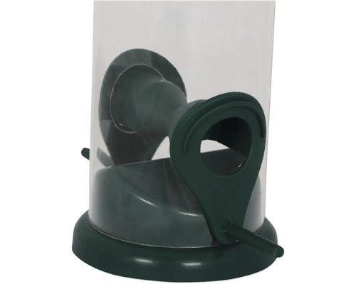 Mangeoire pour oiseaux avec récipient transparent et plateaux d''alimentation