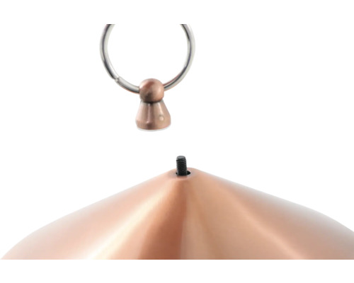 Gros plan d''un bouchon à vis avec dispositif de suspension