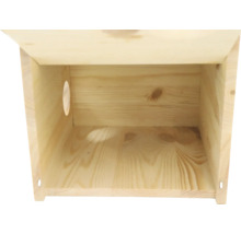 Offenes Vogelhaus aus Holz