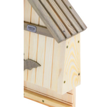 Nichoir à chauves-souris en bois avec queue d''aronde et logo Siena Garden
