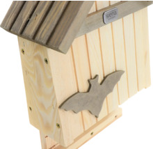 Nichoir à chauves-souris en bois avec motif de chauve-souris