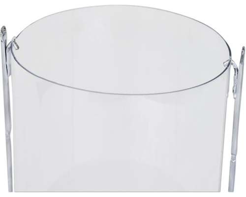 Photophore en verre avec support en métal