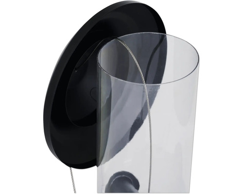 Mangeoire pour oiseaux avec réservoir transparent et suspension