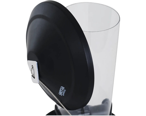 Mangeoire avec récipient transparent et logo Siena Garden