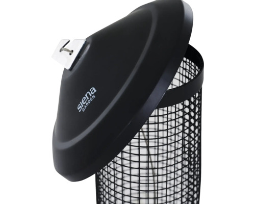 Collecteur de compost en métal Siena Garden avec couvercle