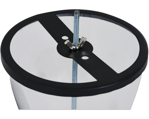 Gros plan d''un couvercle de carillon éolien avec vis