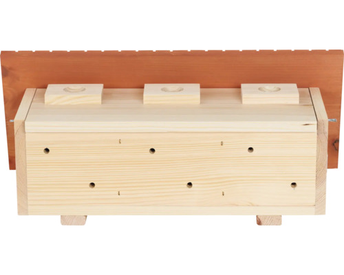 Hôtel à abeilles en bois pour le jardin