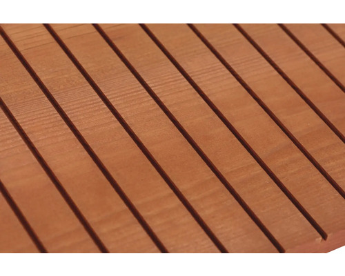 Caillebotis en bois à fines lattes