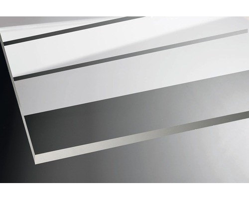 Plaque en plexiglas avec motif rayé