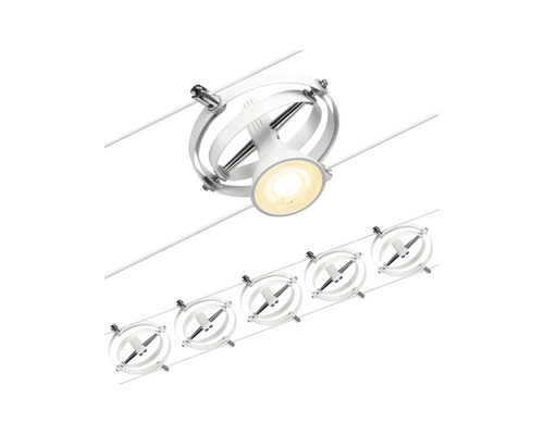 Seilsystem mit fünf Strahlern