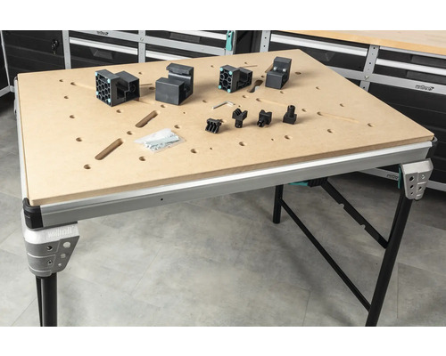 Wolfcraft Master Work 1600 Werktisch mit Zubehör