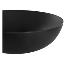 Lavabo à poser Differnz SLIM 39,5 x 39,5 cm noir mat 38.010.80