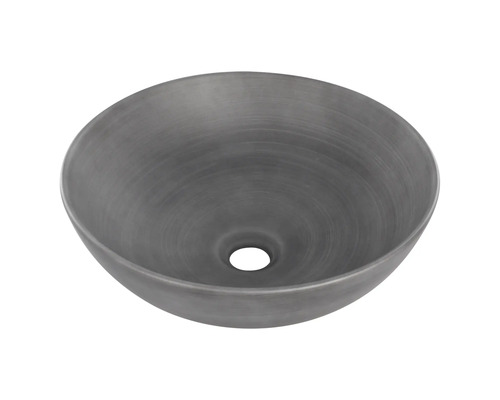 Rundes Aufsatzwaschbecken aus Steinzeug