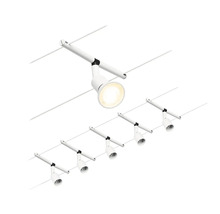 Système de rail avec six spots pour montage au plafond