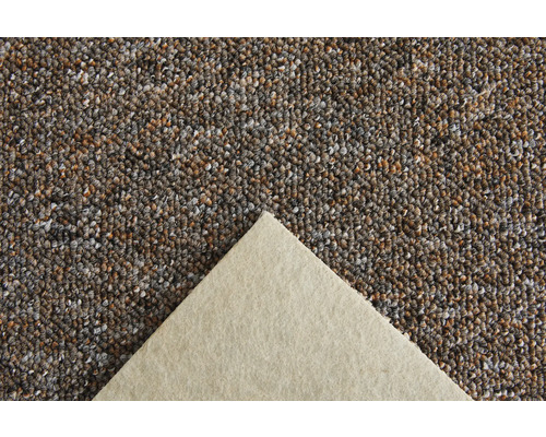 Gros plan d''une moquette avec une surface chinée et un envers textile.