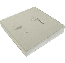 Coussin d''assise carré avec sangles de fixation
