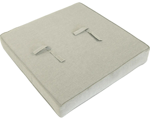 Quadratisches Sitzkissen mit Haltebändern
